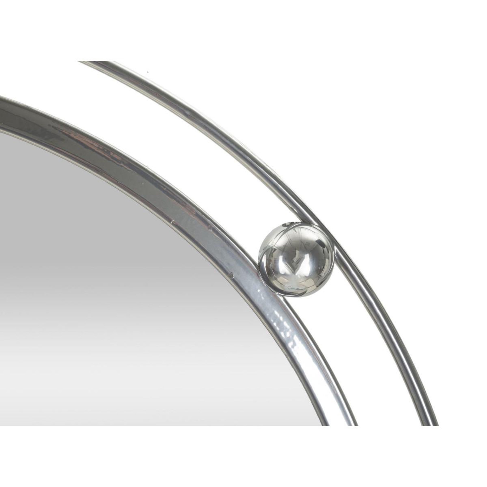 Voir la diapositive 3 : Paris Prix Miroir mural design  kandi  85cm argent
