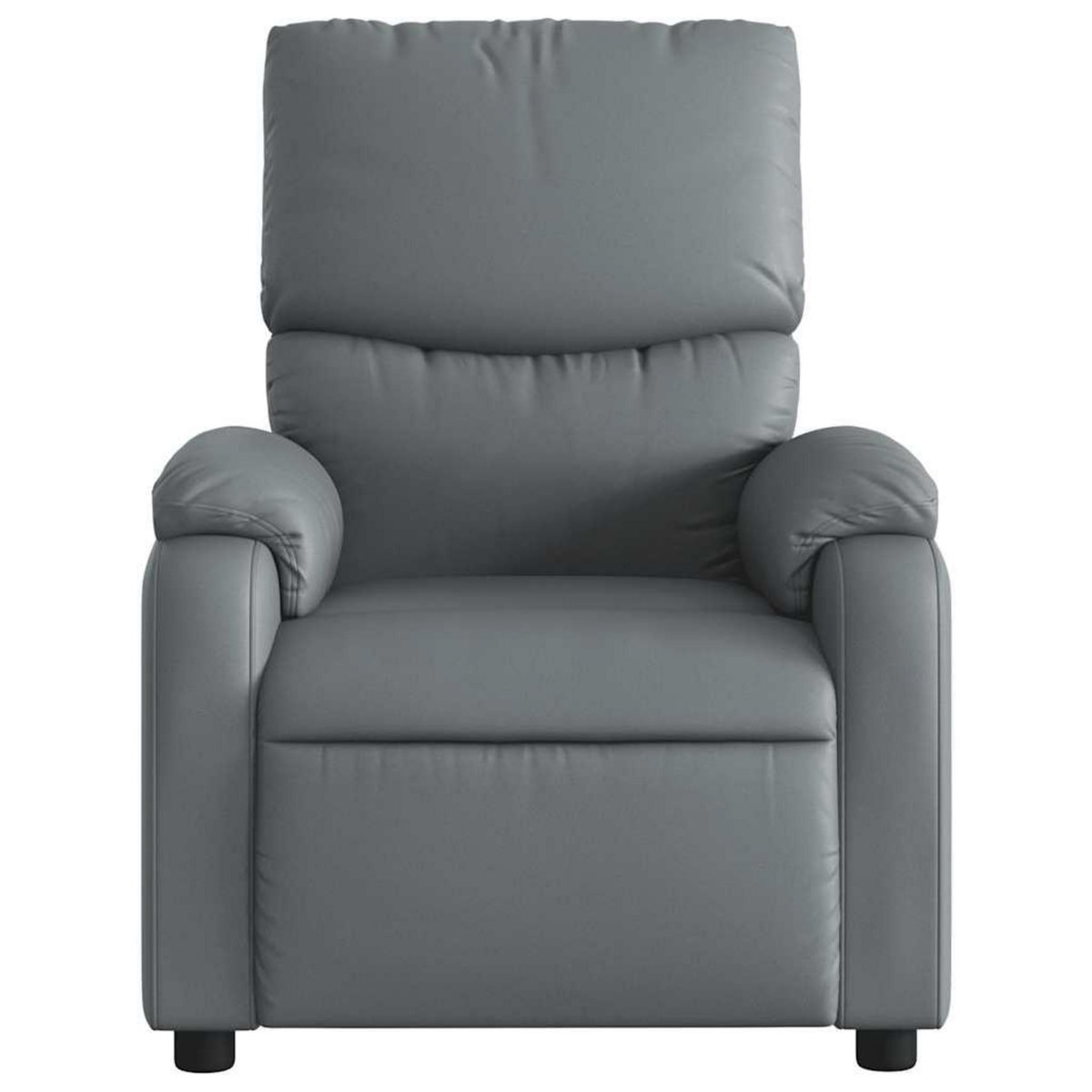 VIDAXL Fauteuil de massage inclinable Gris Similicuir