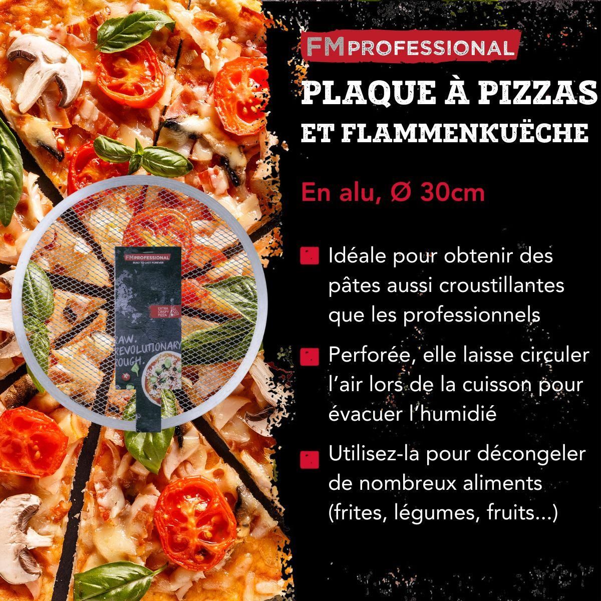 FM PROFESSIONAL Plaque pizza surgelée 30 cm FM Professional