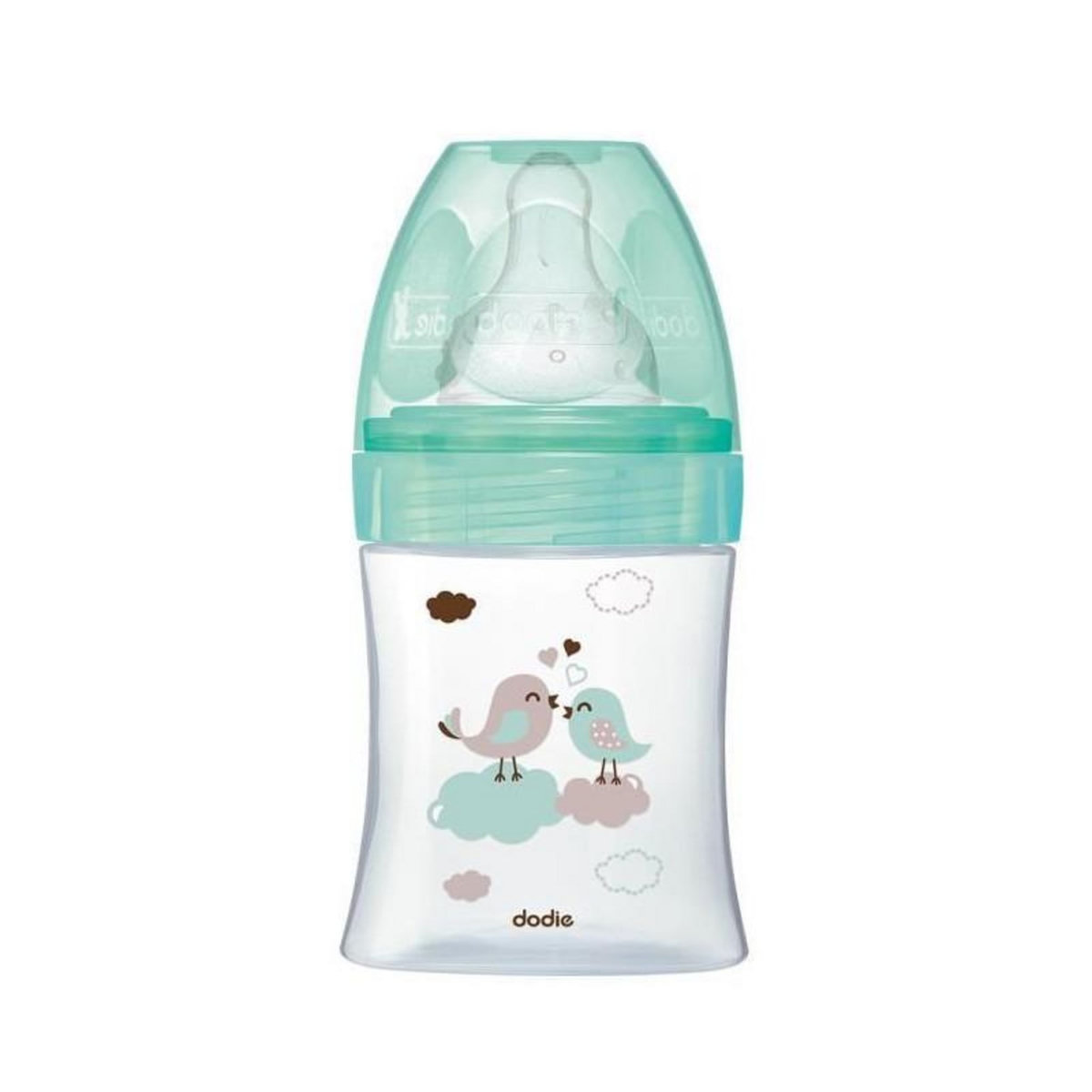 DODIE Dodie - Biberon Initiation+ Verre 150ml Vert Oiseaux