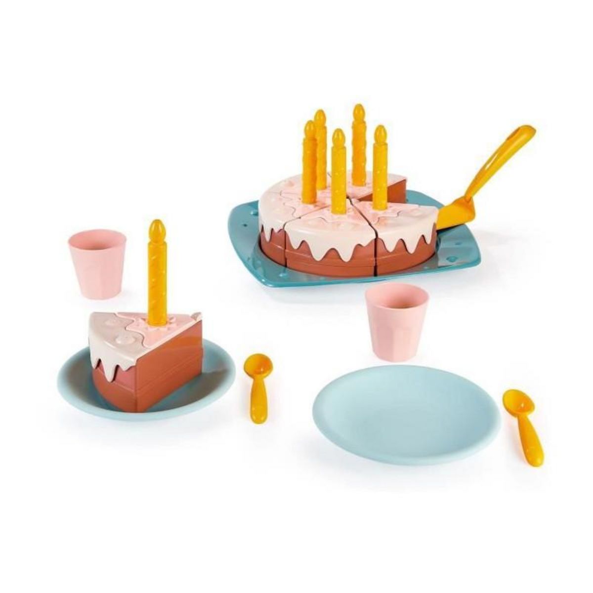 Ecoiffier Gâteau d'anniversaire - ECOIFFIER - 1680 - Vert Azur - Joyeux anniversaire