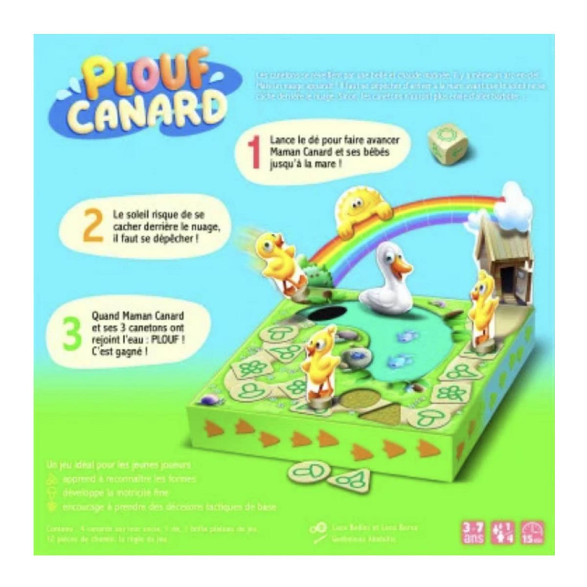 Gigamic Plouf canard - jeu cooperatif en famille