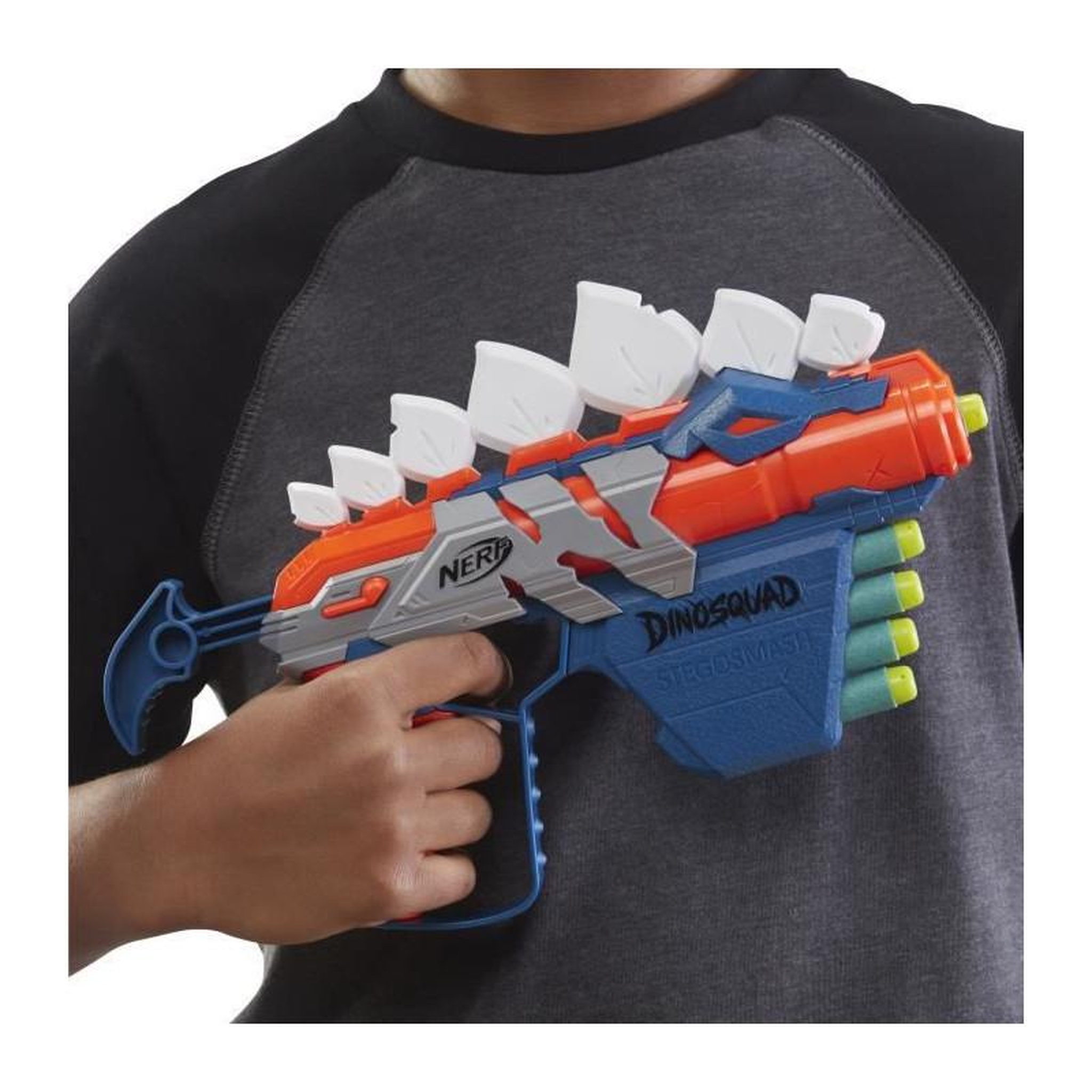 Voir la diapositive 3 : Nerf Pistolet Nerf DinoSquad Stego Smash