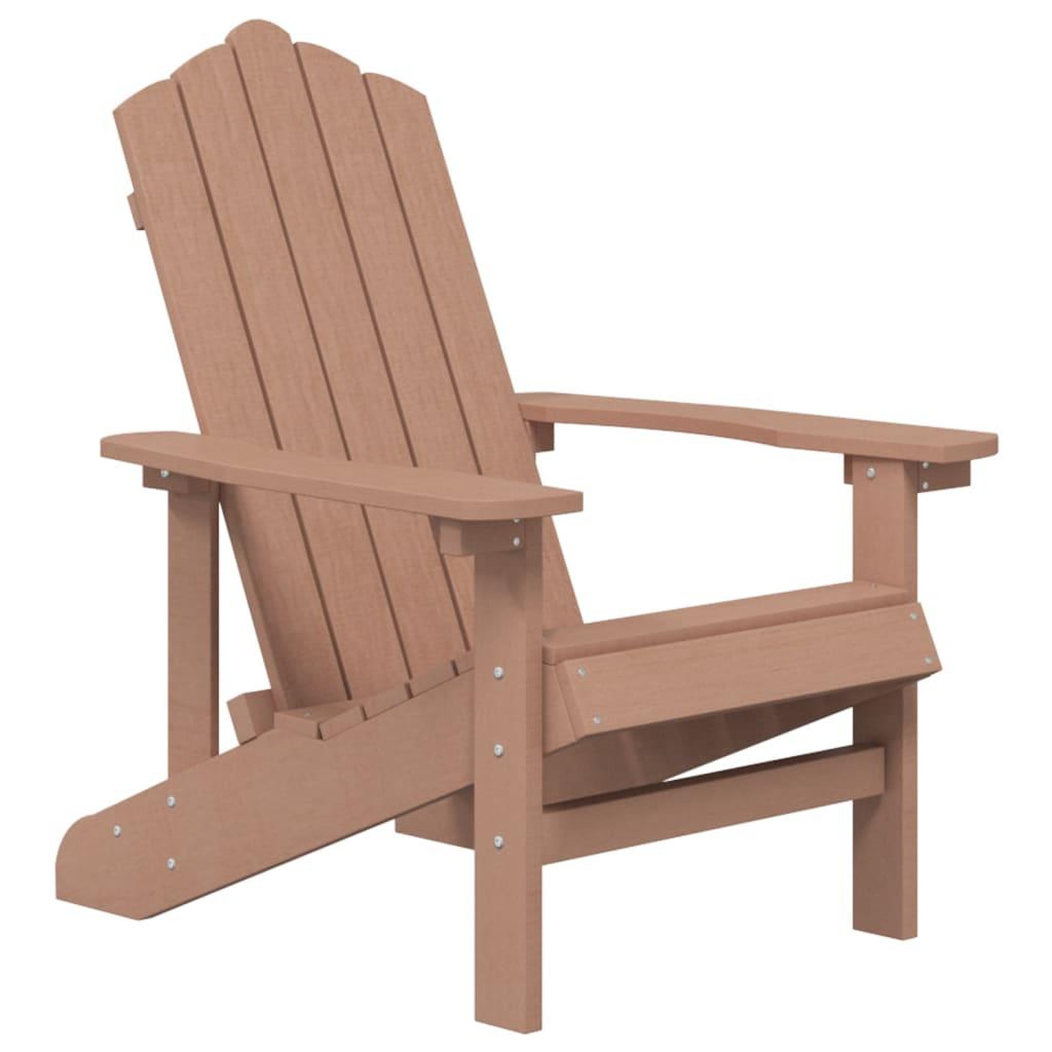 Voir la diapositive 2 : VIDAXL Chaise Adirondack de jardin PEHD marron