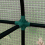 Voir la diapositive 4 : OUTSUNNY Serre de jardin 1,8 m² - 2 portes zippées 4 fenêtres - acier PE vert
