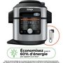 Voir la diapositive 3 : NINJA Multicuiseur Foodi Max OL750EU  gris/noir 7,5 L, 14 modes de cuisson dont air fryer