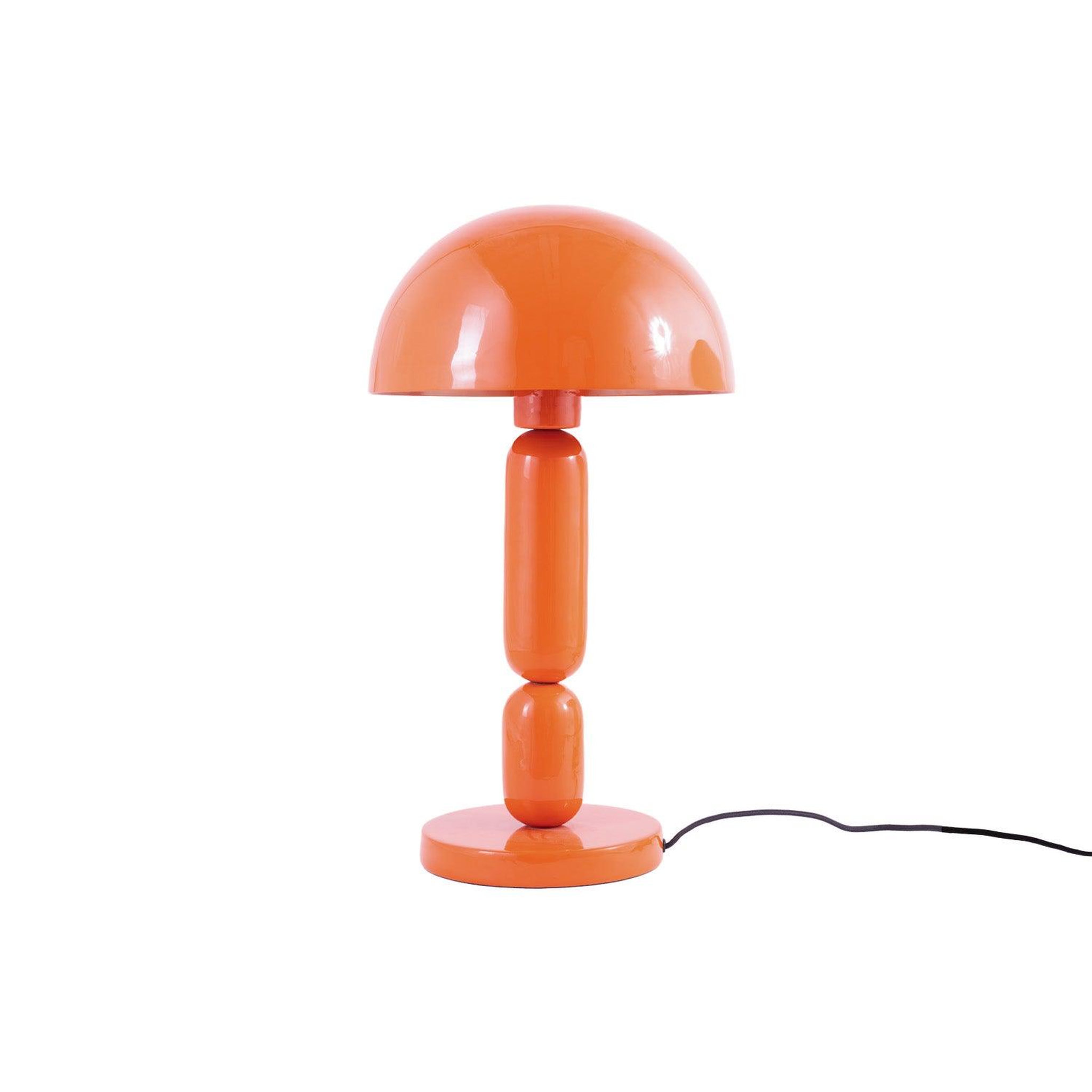 MAISON PAVANE Lampe en bois et métal orange-romy