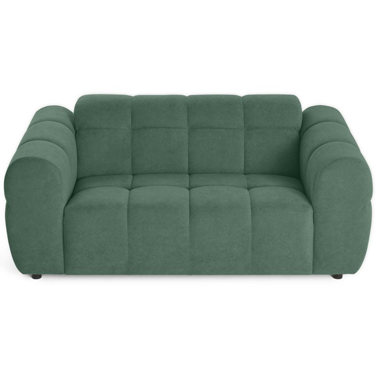 LISA DESIGN Ray - canapé droit 2 places en tissu texturé