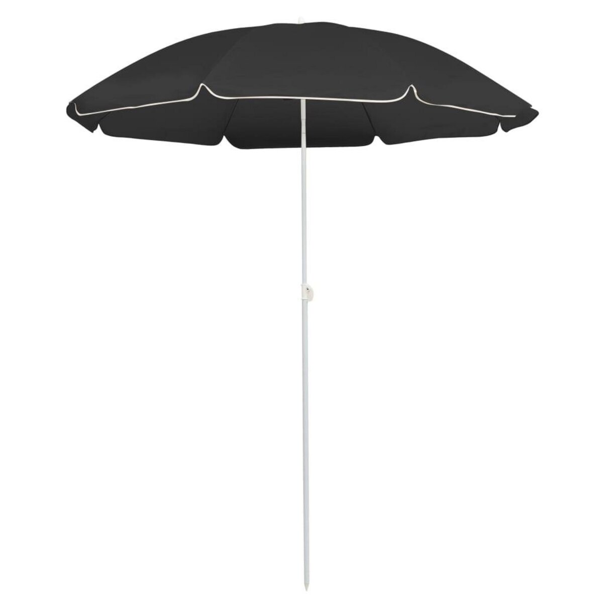 VIDAXL Parasol de jardin avec mat en acier anthracite 180 cm