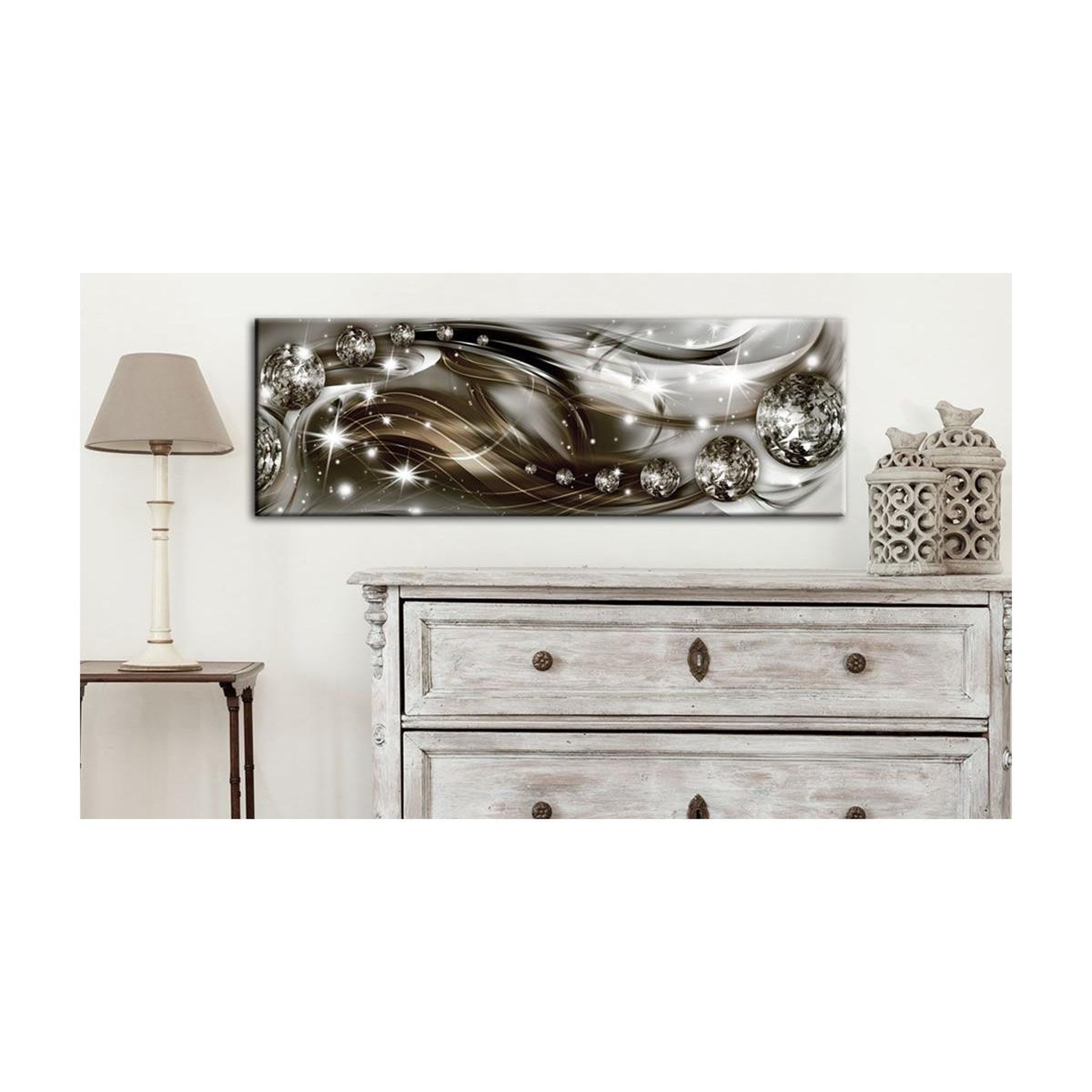 Voir la diapositive 2 : Paris Prix Tableau Imprimé  Glow & Waves