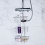 Voir la diapositive 3 : Paris Prix Serviteur de Douche 3 Niveaux  Filaire Basic  59cm Chrome