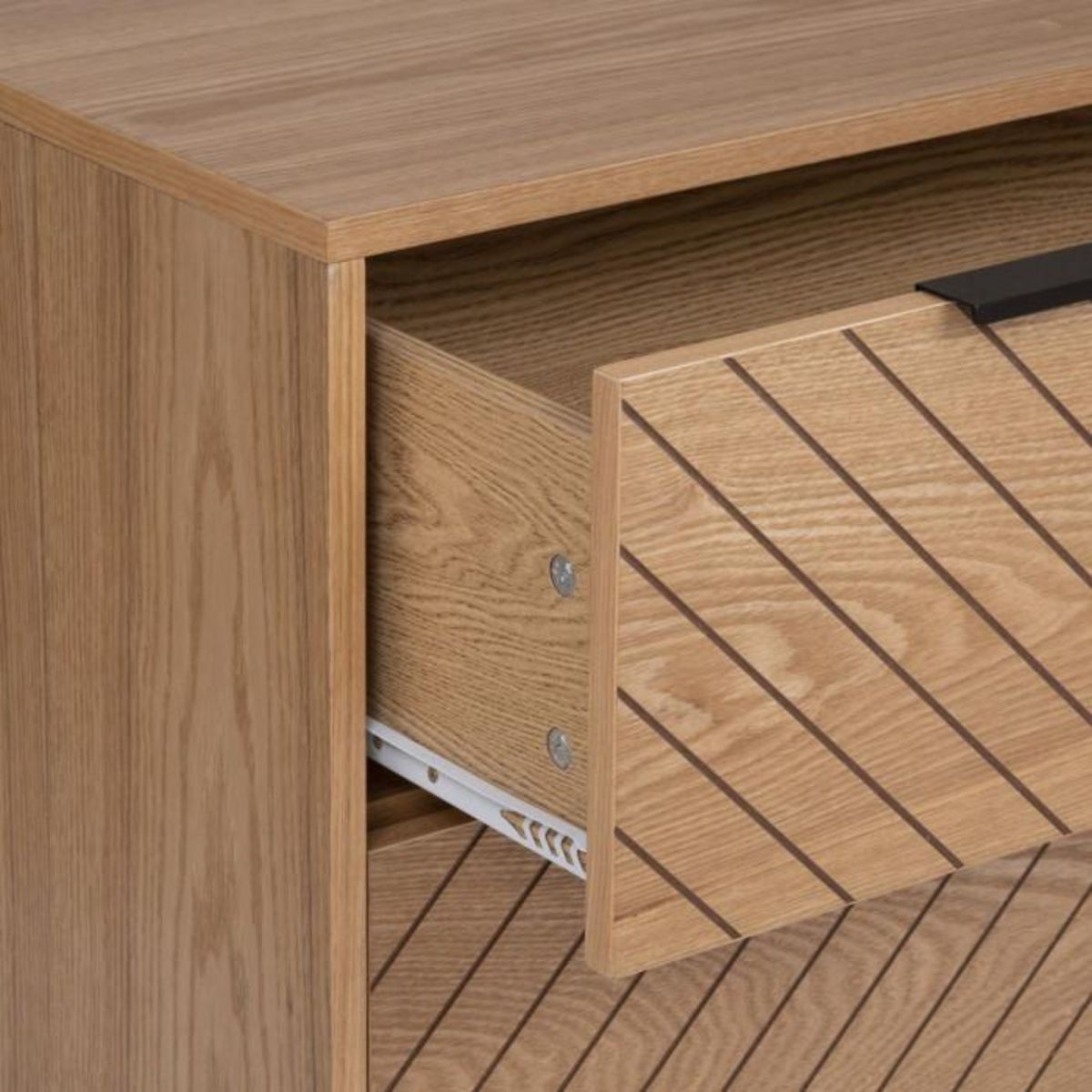 ATMOSPHERA Commode 3 Tiroirs Design  Naomi  85cm Beige