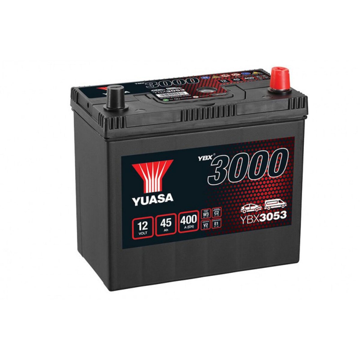 YUASA Batterie Yuasa SMF YBX3053 12V 45ah 400A pas cher 