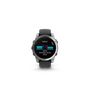 Voir la diapositive 2 : GARMIN Montre connectée Garmin fenix E AMOLED 47mm Acier Silver avec bracelet Graphite