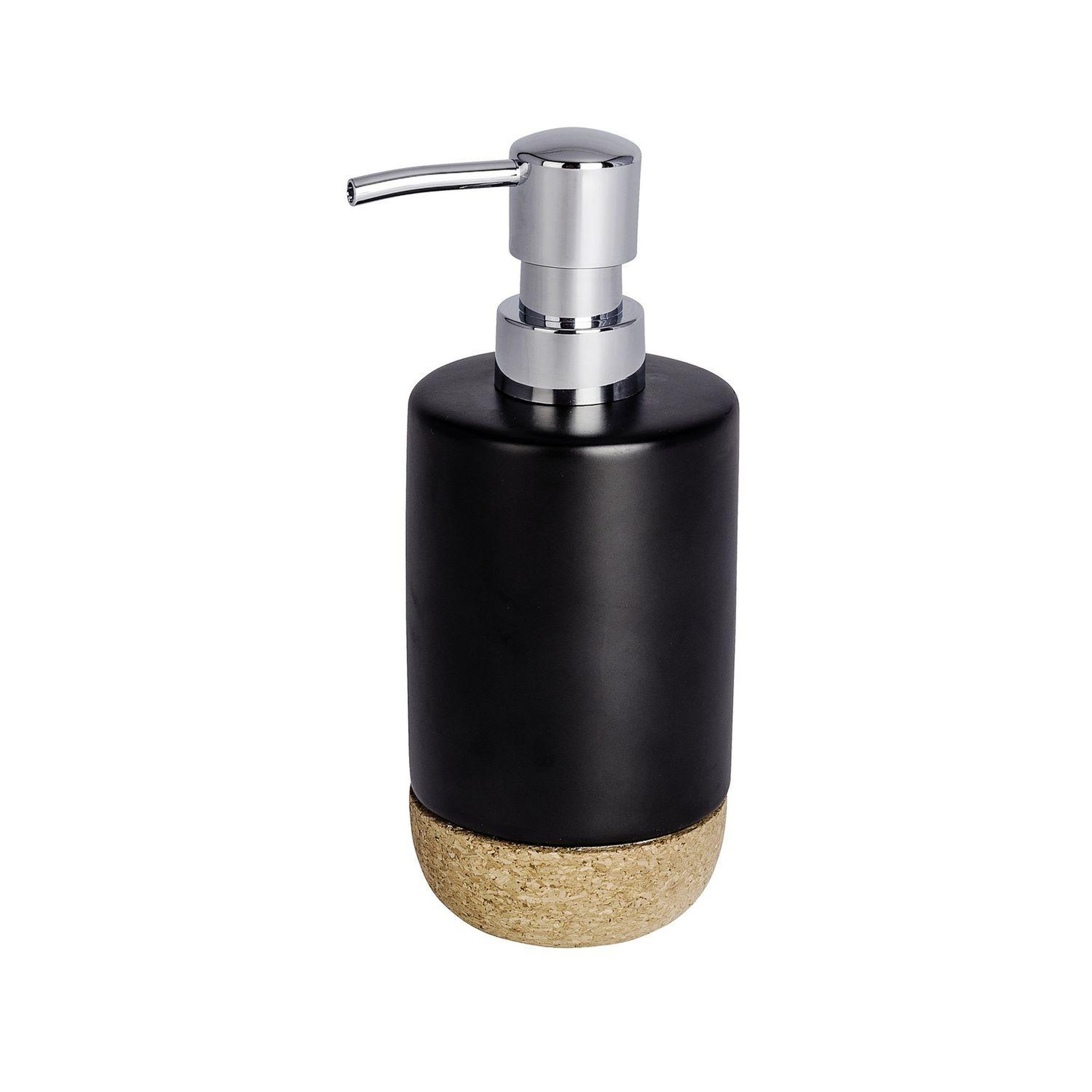 Wenko Distributeur de savon design liège corc. Coloris disponibles : Noir