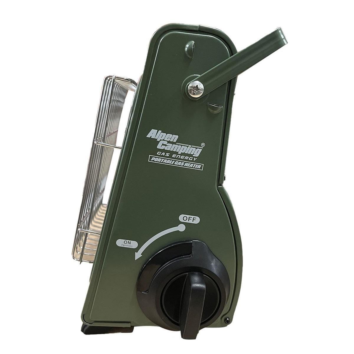 ALPENTECH Chauffage à gaz portable 1700W Céramique + 12 Cartouches gaz  Thermocouple ODS Intérieur et Extérieur ALPEN