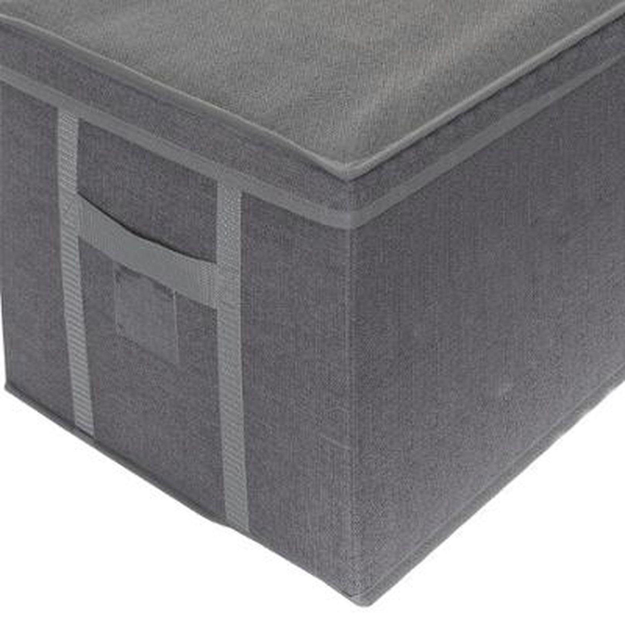 Voir la diapositive 2 : ATMOSPHERA Sac compresseur avec coffre de rangement - 40 x h. 25 cm -gris