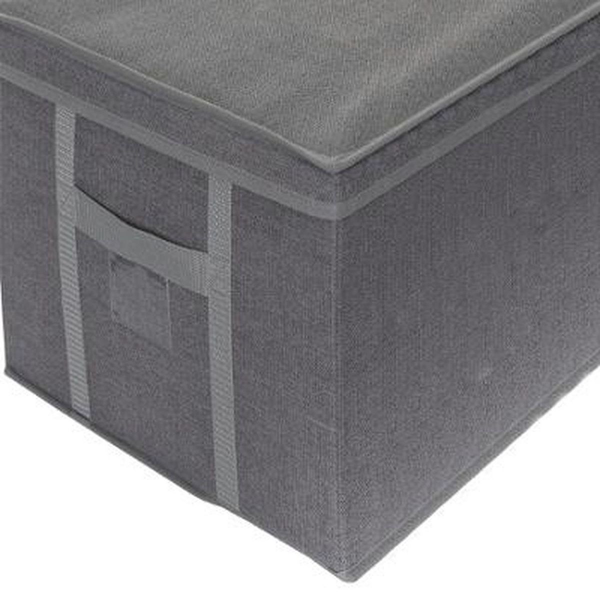 ATMOSPHERA Sac compresseur avec coffre de rangement - 40 x H. 25 cm -Gris