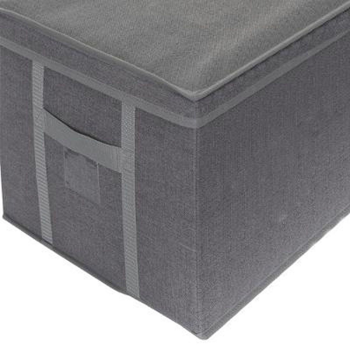 ATMOSPHERA Sac compresseur avec coffre de rangement - 40 x H. 25 cm -Gris