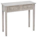 ATMOSPHERA Console traditionnelle en bois Charme. Coloris disponibles : Marron