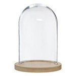 ATMOSPHERA Cloche Décorative en Verre  Shine  26cm Naturel