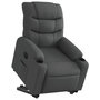 Voir la diapositive 3 : VIDAXL Fauteuil inclinable electrique gris fonce tissu