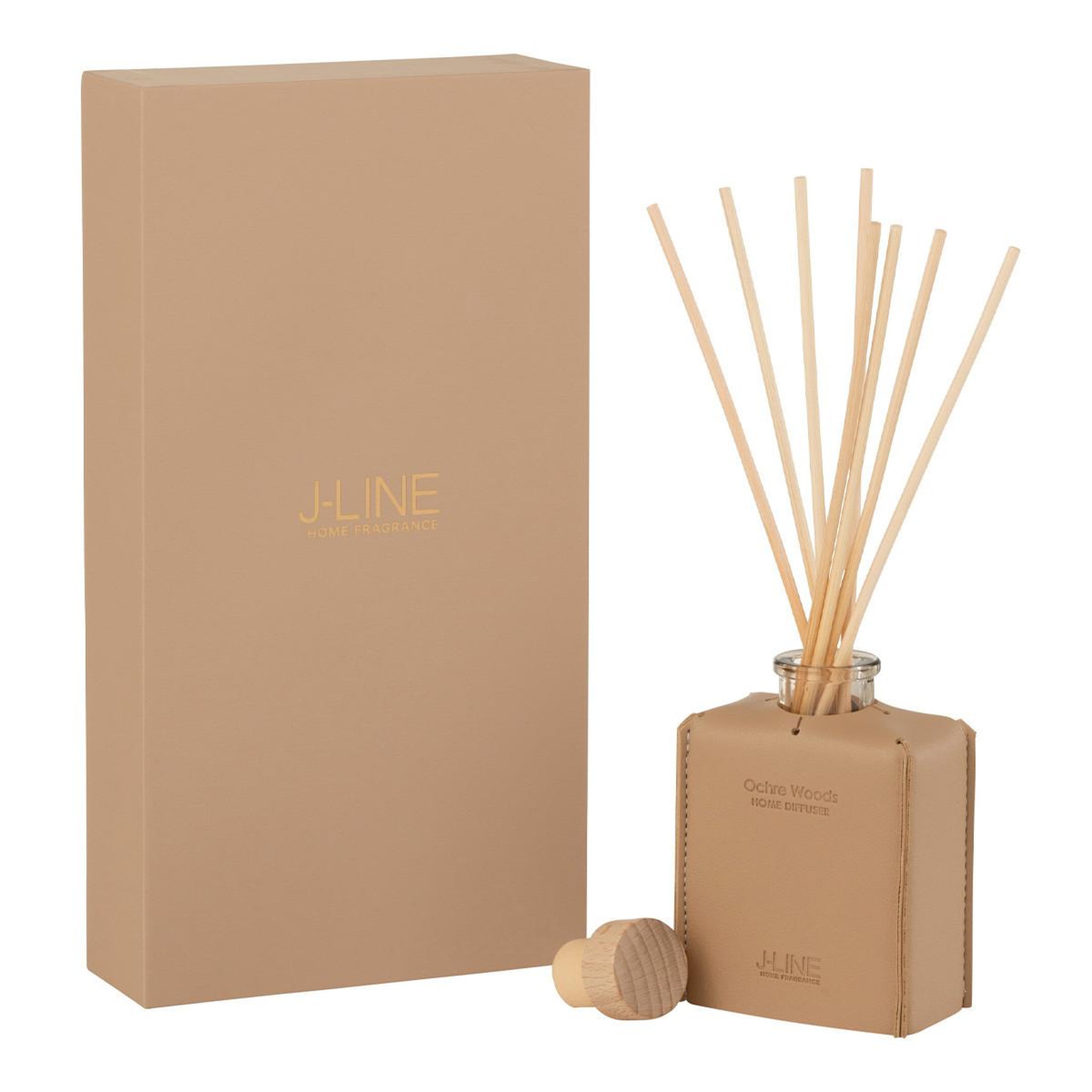 J-LINE Diffuseur de parfum  scented  100ml ochre woods