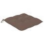 Voir la diapositive 5 : VIDAXL Chaises a manger d'exterieur lot de 8 et coussins Acacia massif