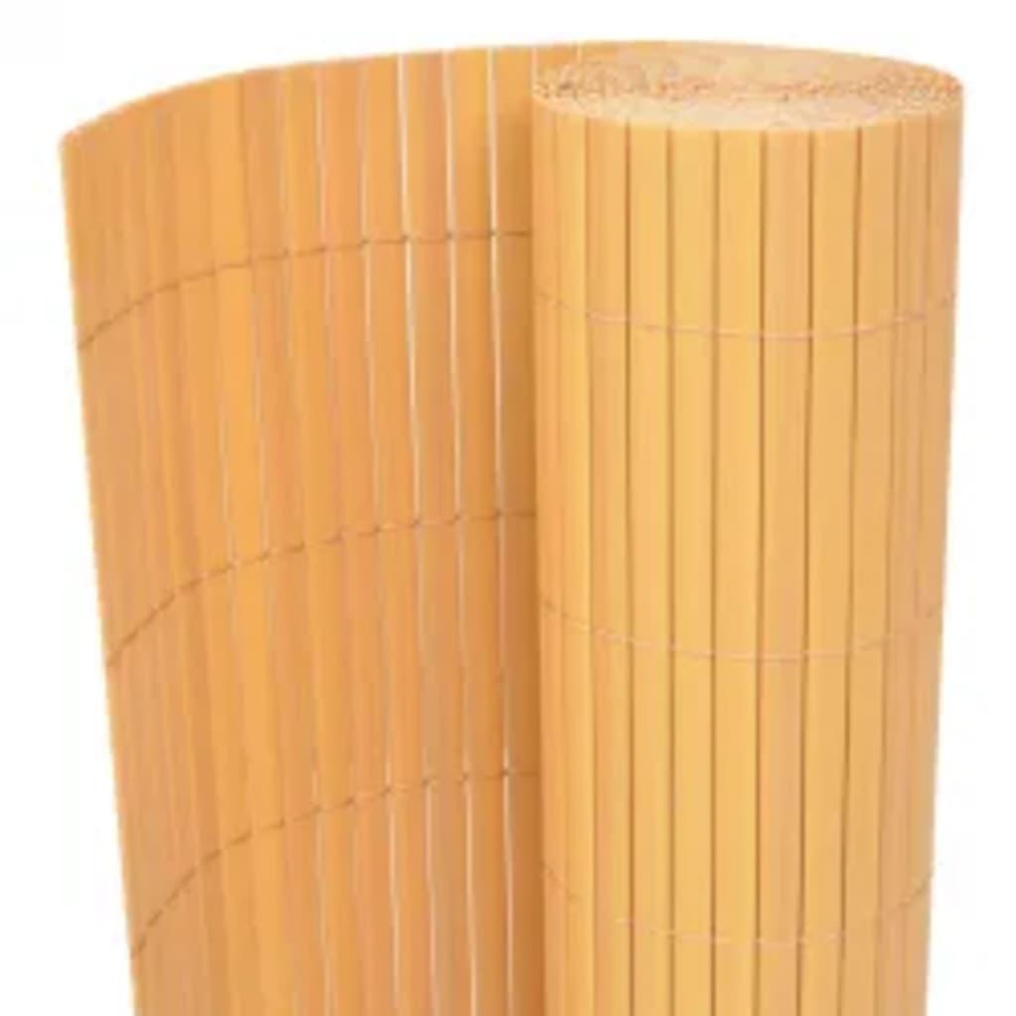 Voir la diapositive 2 : VIDAXL Cloture de jardin double face 90x400 cm Jaune