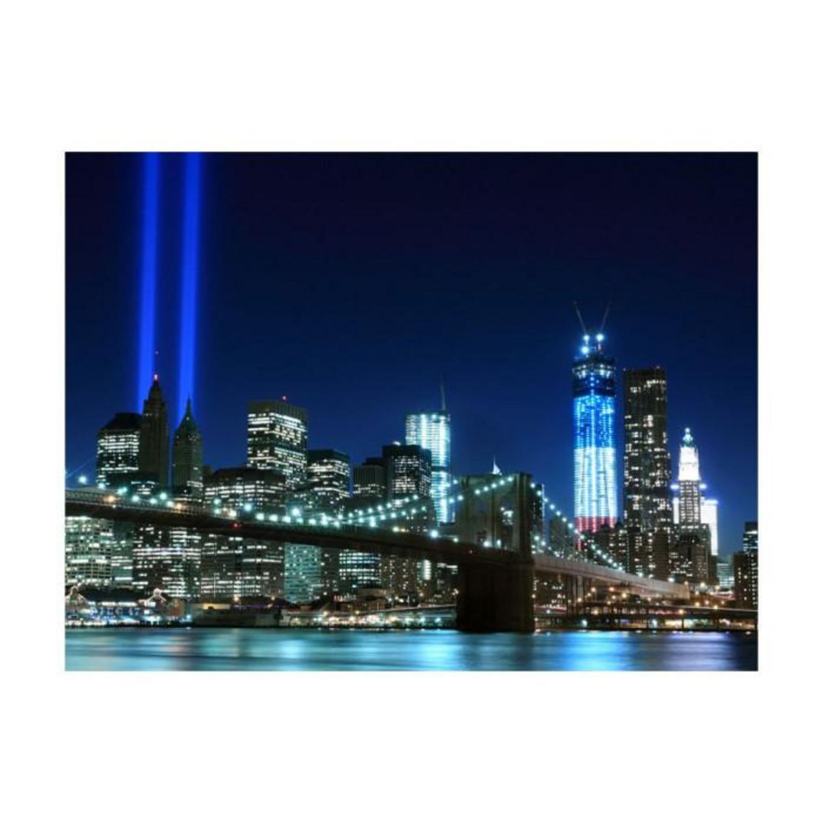Paris Prix Papier Peint  Floodlights Over NYC
