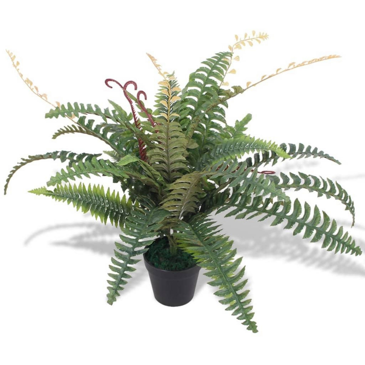 VIDAXL Plante artificielle avec pot Fougere 60 cm Vert