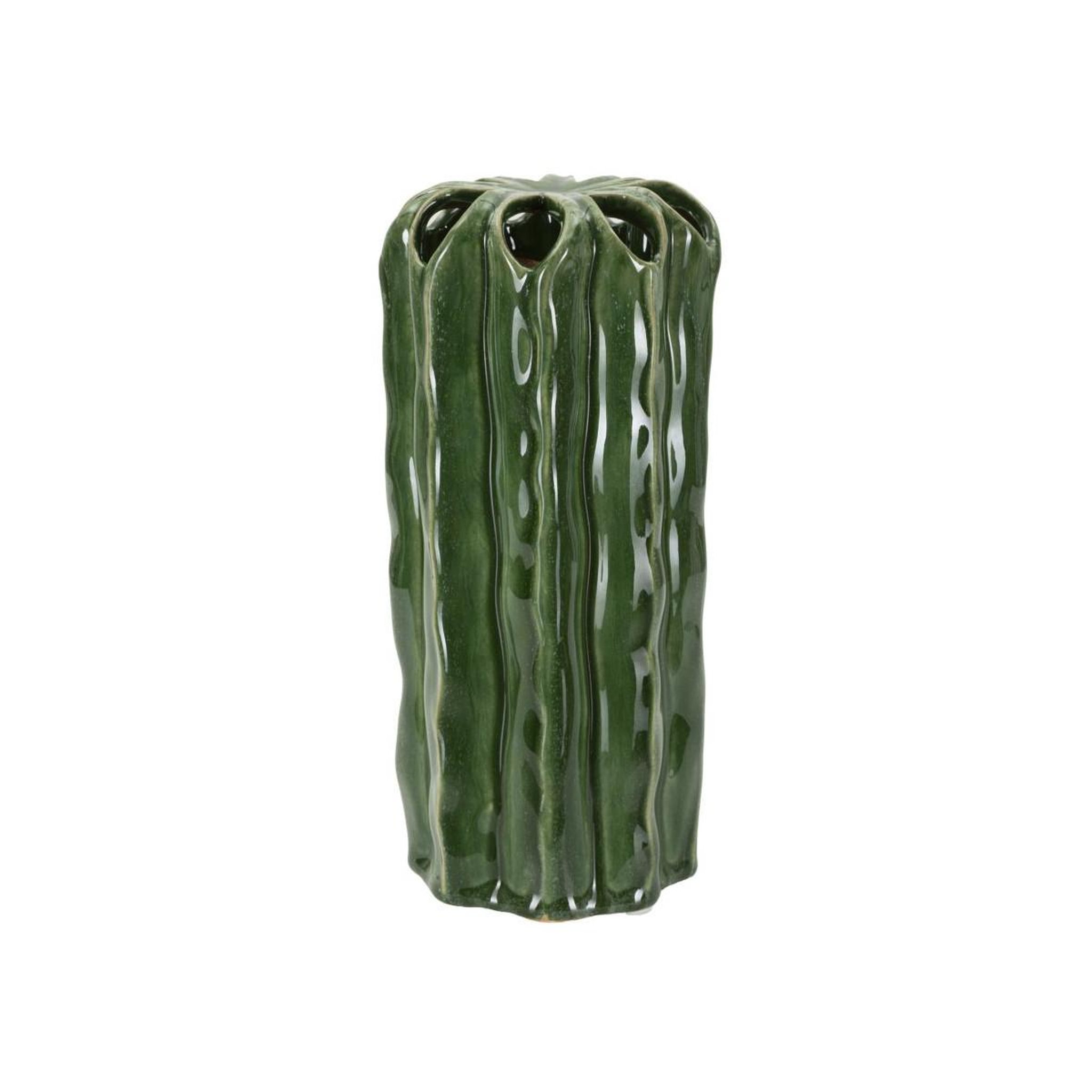 Paris Prix Vase en céramique  cactus  23cm vert