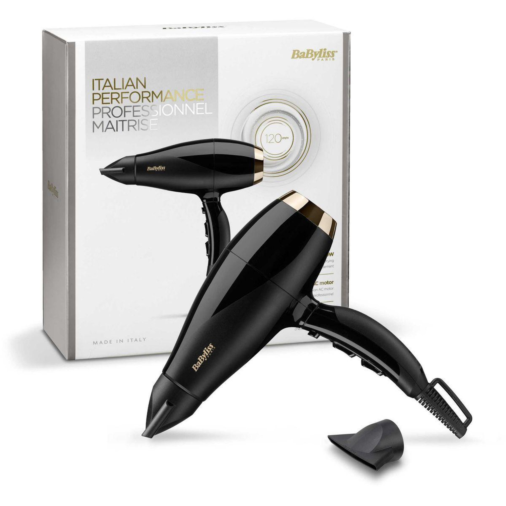 Voir la diapositive 3 : BABYLISS Sèche cheveux Super pro 2300 6714E