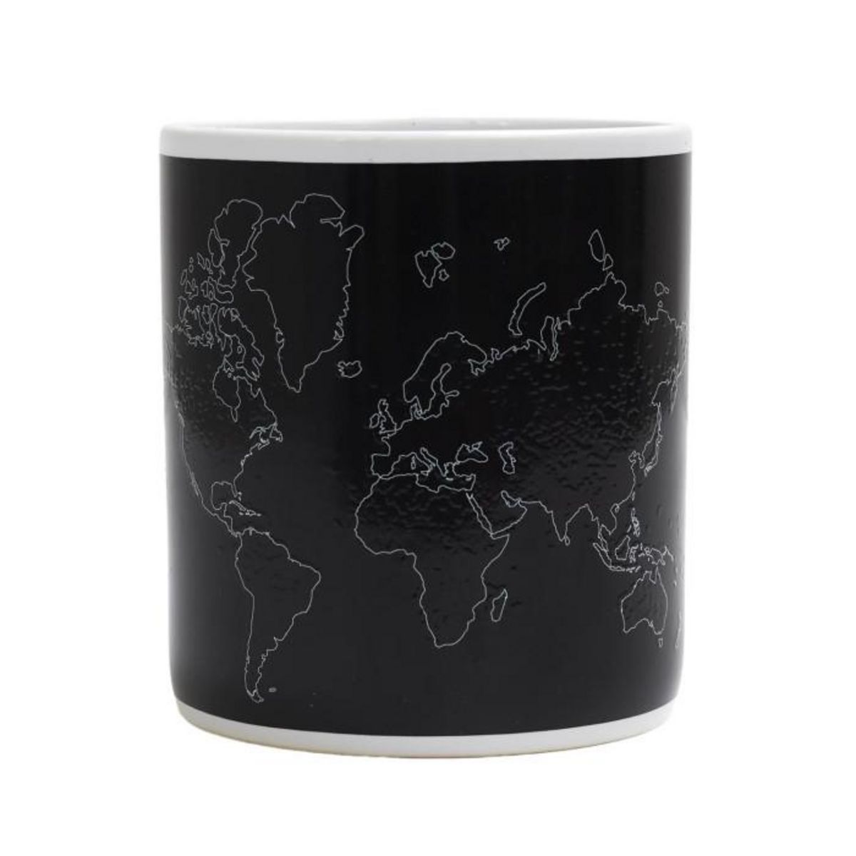 Paris Prix Mug Thermoréactif XXL  Carte  80cl Noir