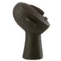 Voir la diapositive 2 : Paris Prix Statuette Déco  Personnage Visage  34cm Noir