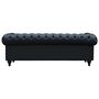 Voir la diapositive 3 : Habitat et Jardin Canapé fixe Chesterfield  Aliza  - 208 x 82 x 70 cm - 3 places - Noir