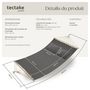 Voir la diapositive 6 : tectake Hamac avec barres d'expansion pour 2 personnes gris foncé