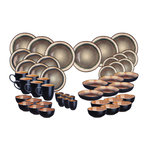 BJORN Service Complet IRIS - 48 pièces - Marron sauvage