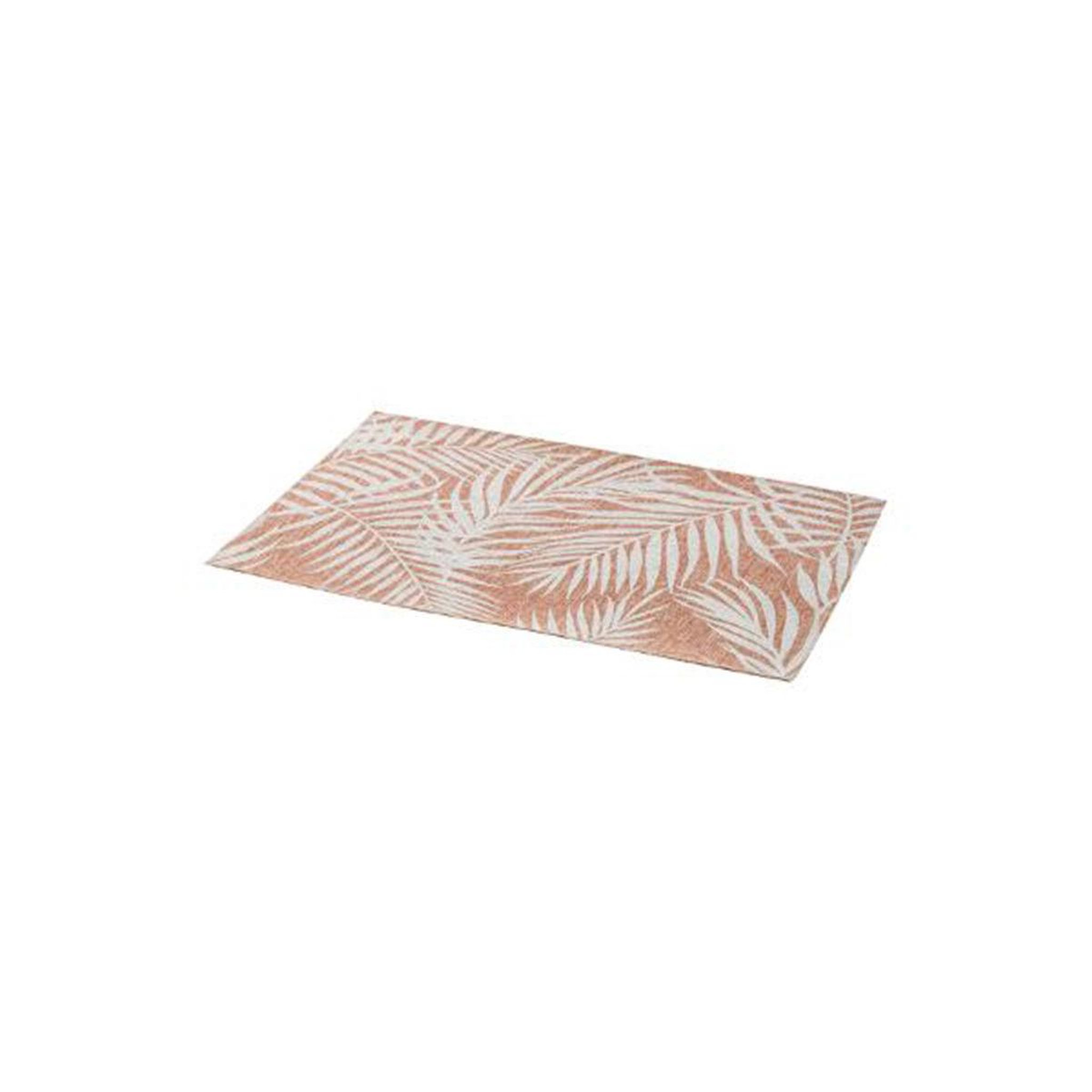 SECRET DE GOURMET Set de Table Déco  Palme  30x45cm Argent