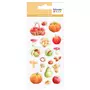 Artemio Stickers Puffies - Fruits et légumes d'automne