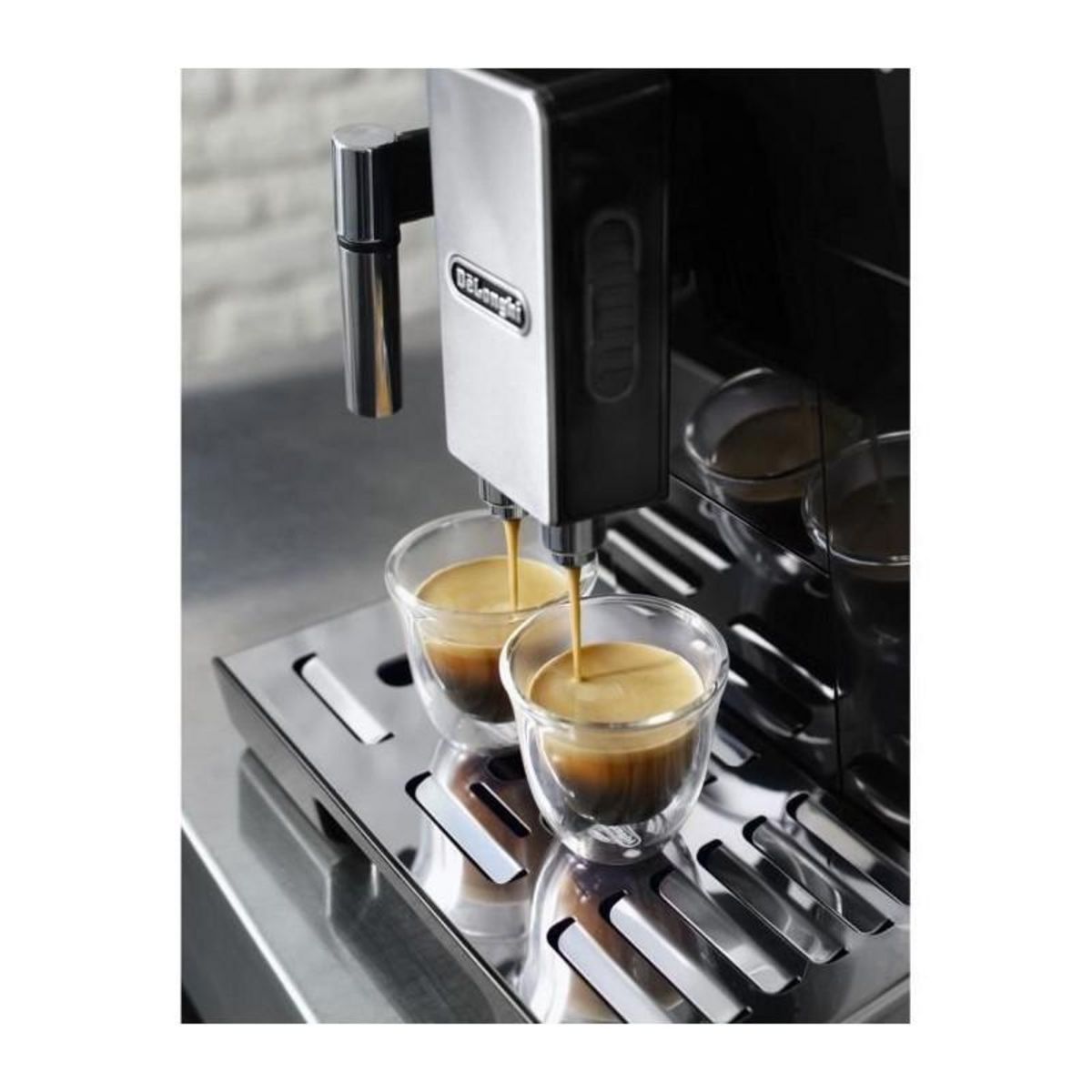 DELONGHI Machine a café avec broyeur - DE'LONGHI - ECAM 44.660.B - 1450 W - 400 g de grains - Noir