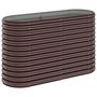 Voir la diapositive 2 : VIDAXL Lit sureleve de jardin Acier enduit de poudre marron