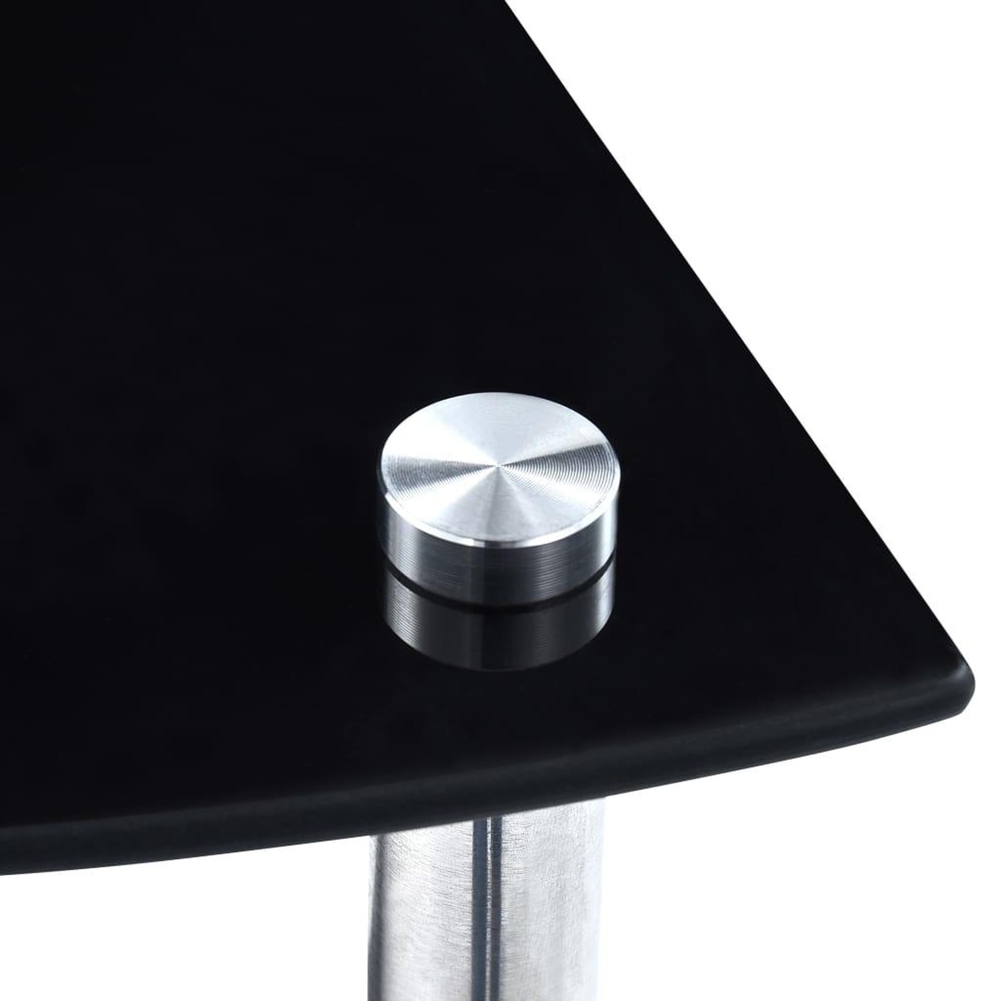 Voir la diapositive 5 : VIDAXL Etagere 4 niveaux Noir 30x30x100 cm Verre trempe