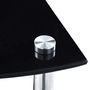 Voir la diapositive 5 : VIDAXL Etagere 4 niveaux Noir 30x30x100 cm Verre trempe