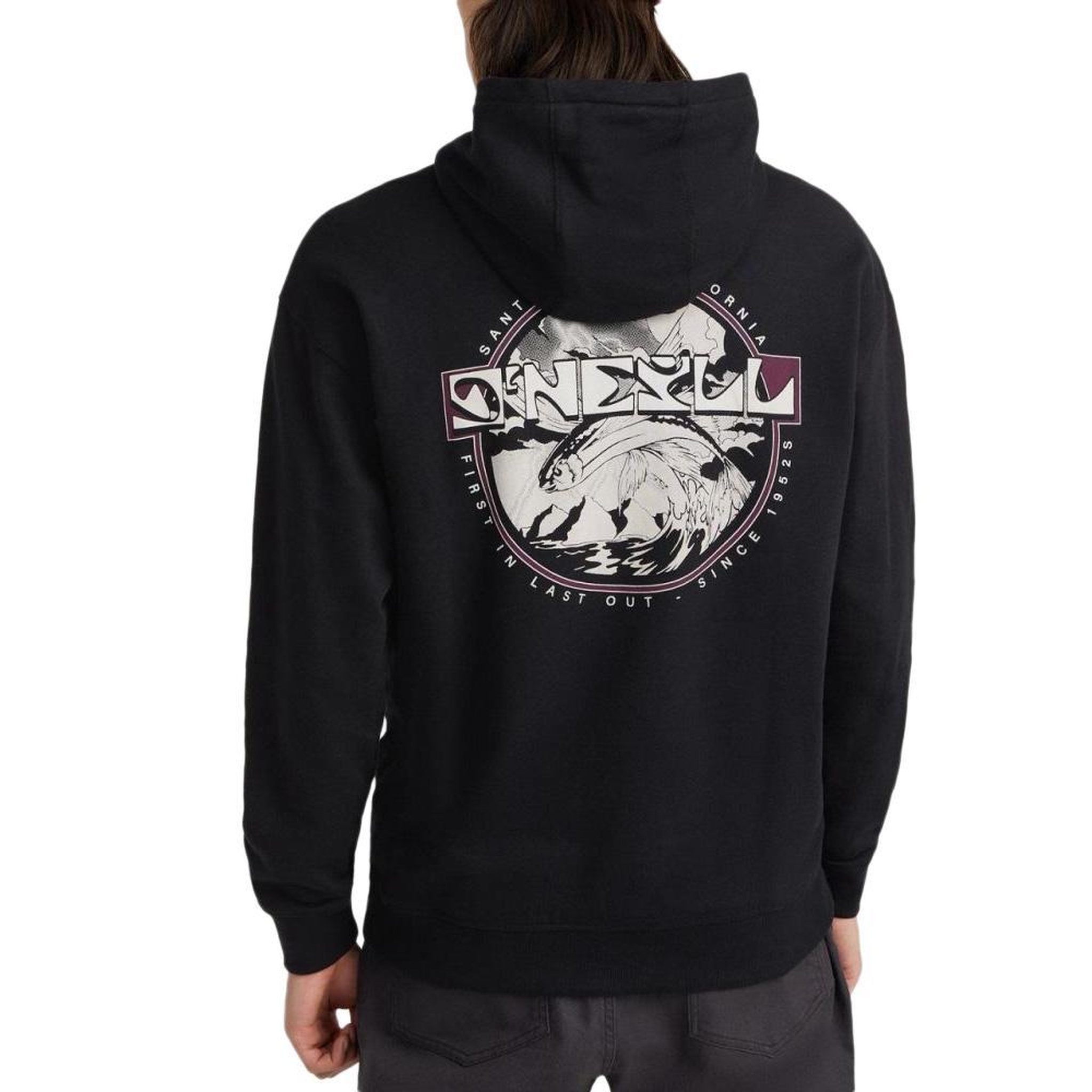 Voir la diapositive 2 : O'NEILL Sweat à Capuche Noir Homme O'Neill Aguazul