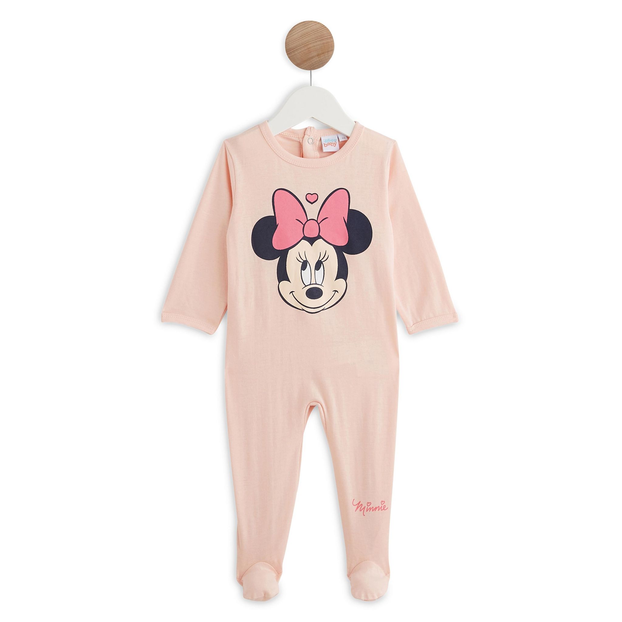 Pyjama Dors Bien Bébé Fille Minnie Mouse – 100% Coton, Manches Longues, Confort Absolu Pour Nuit Paisible