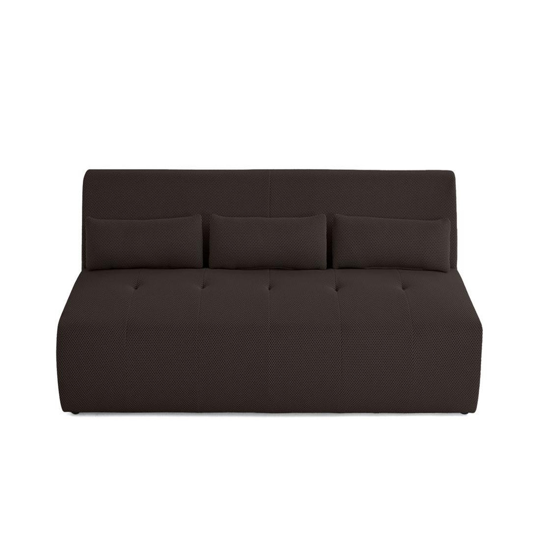 Voir la diapositive 6 : LISA DESIGN Onyx - canapé droit 3 places - en tissu mailles 3d