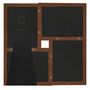Voir la diapositive 3 : VIDAXL Collage de cadres photo pour photo de 4x(10x15 cm) Marron MDF