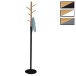 IDIMEX Porte-manteaux ENRICO, en métal et bois. Coloris disponibles : Bicolore, Noir