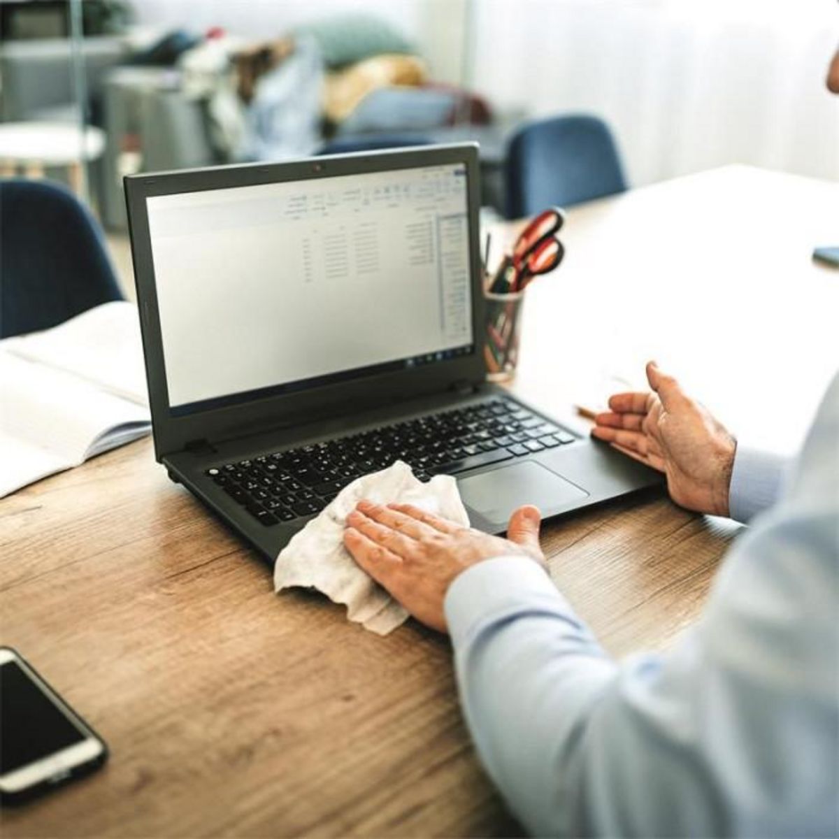 Paris Prix Lot de 2 Lingettes  Fibre de Bambou  40cm Blanc